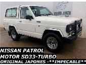 Nissan Patrol Corto Turbo D. 6 Cil. Motor Japones Sd33 Impecable