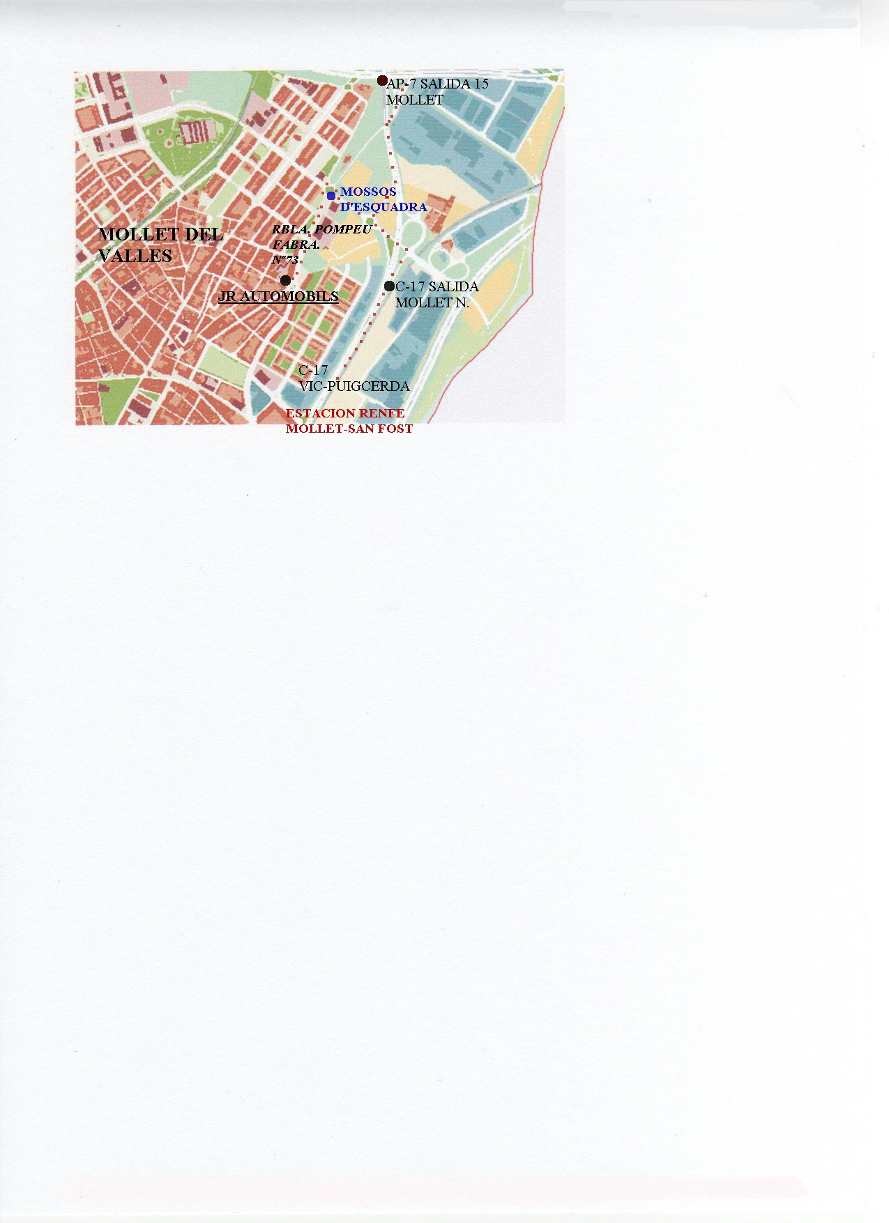 Imagen de Plano de JR Autom�bils