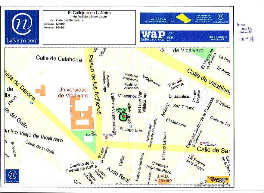 Imagen de Plano de Makroauto